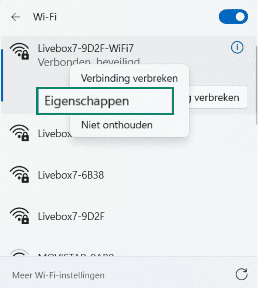 3.windows Wifi Properties Nl