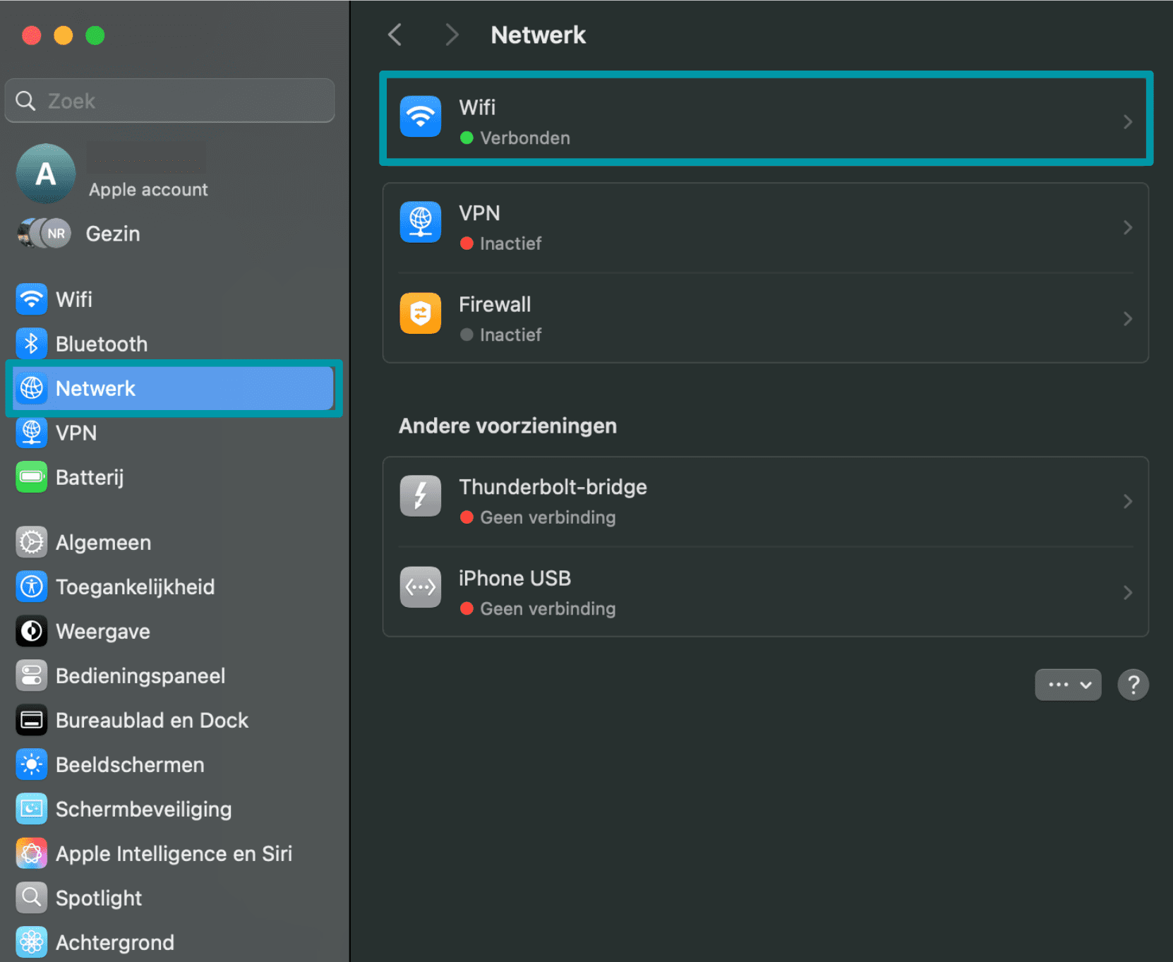 Click The Connection Nl