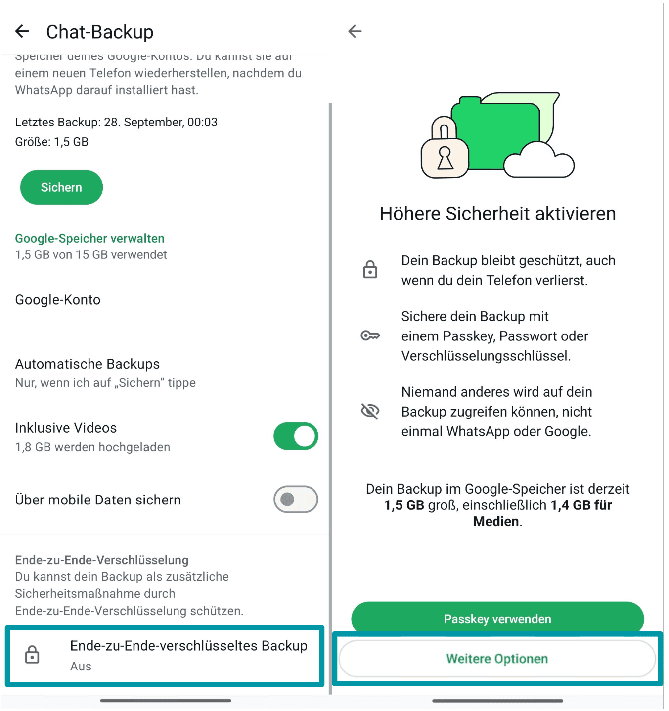 Tap End To End Encrypted Backup Ge