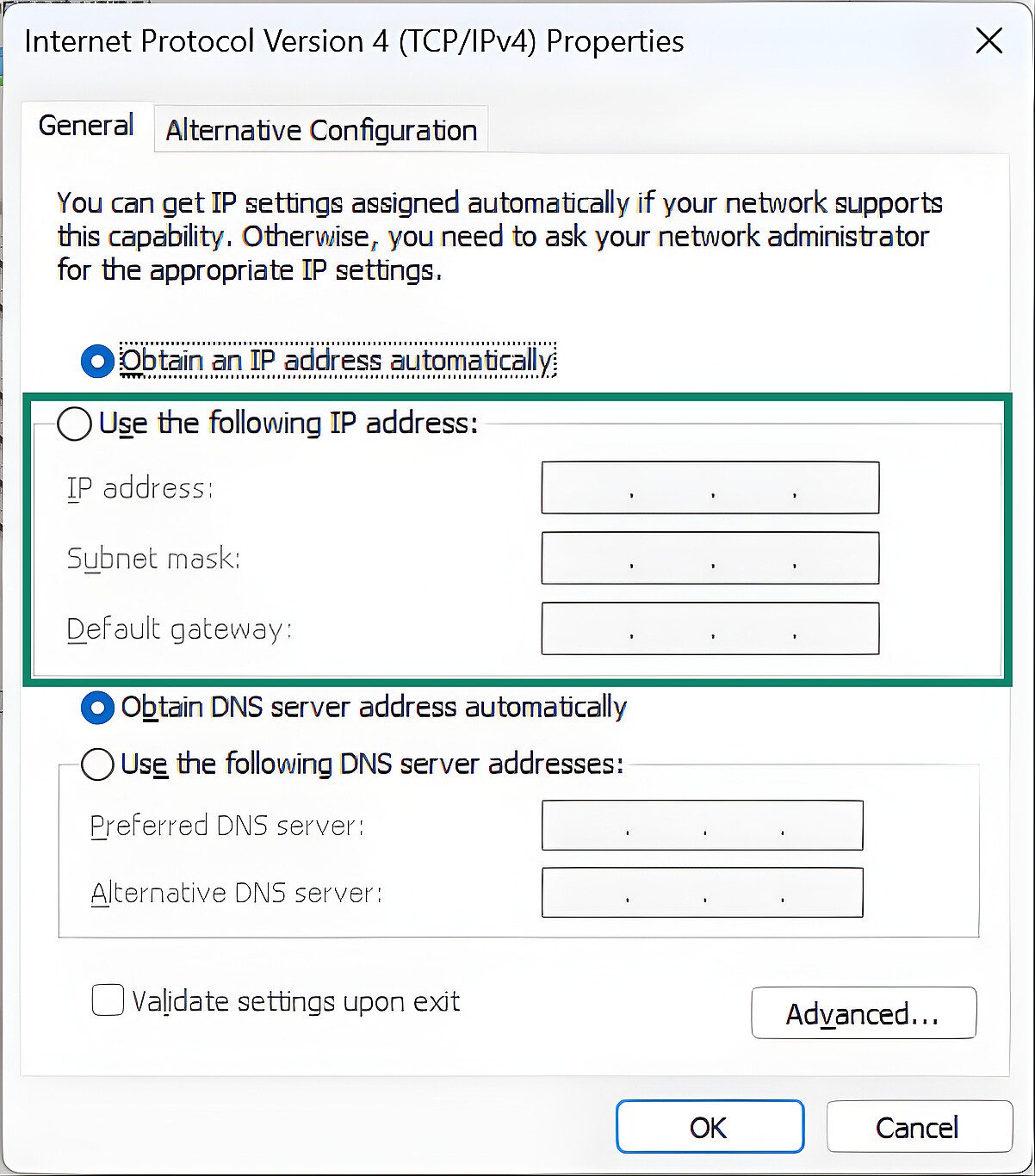 No Network Connection 8