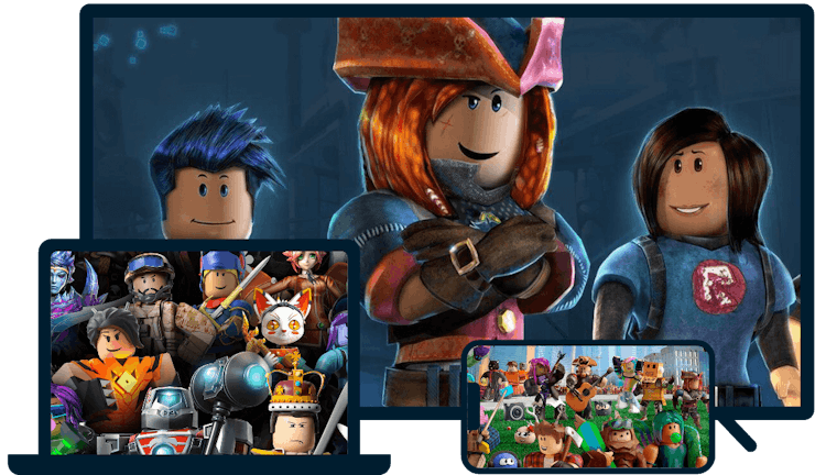 Roblox em vários dispositivos