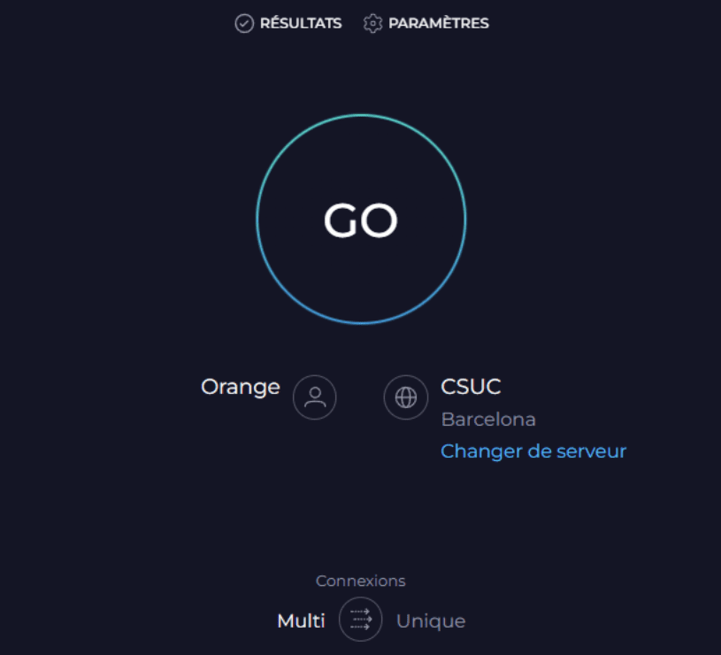 Speedtest.net home page.