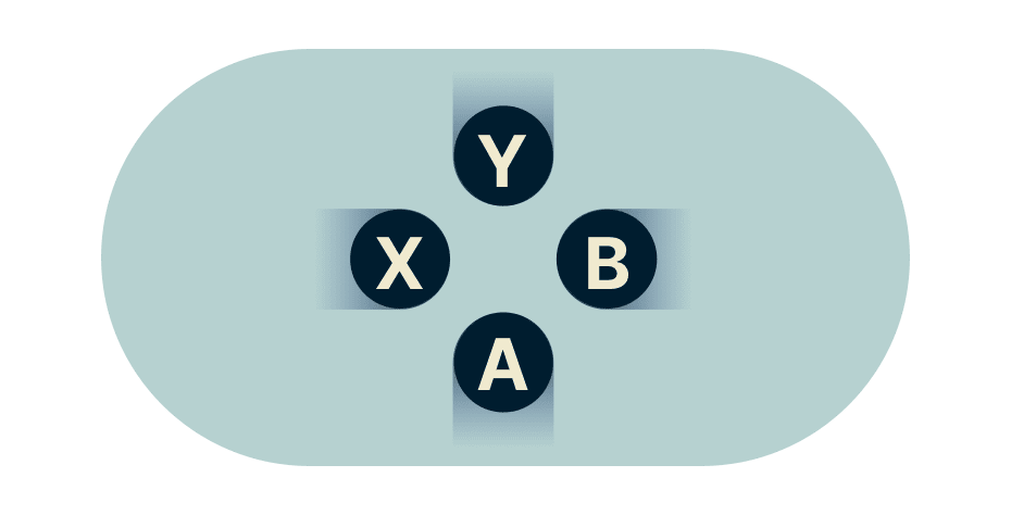 Pulsanti di videogiochi.