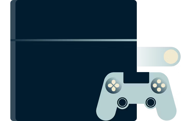 Une manette de PlayStation.