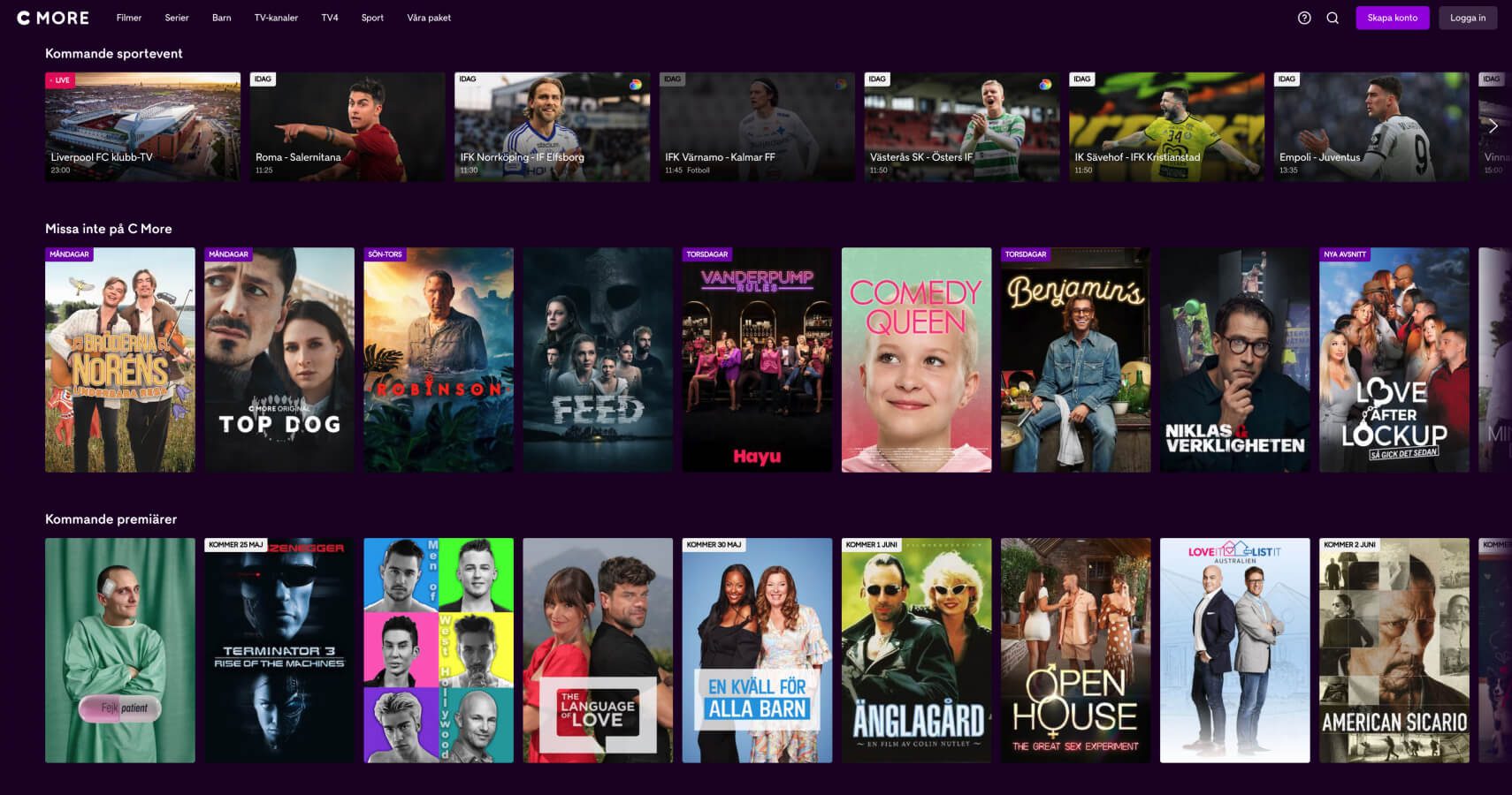 VPNでC Moreを視聴
