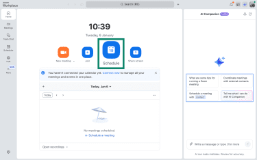 Schedule meeting options in Zoom on macOS app (3).