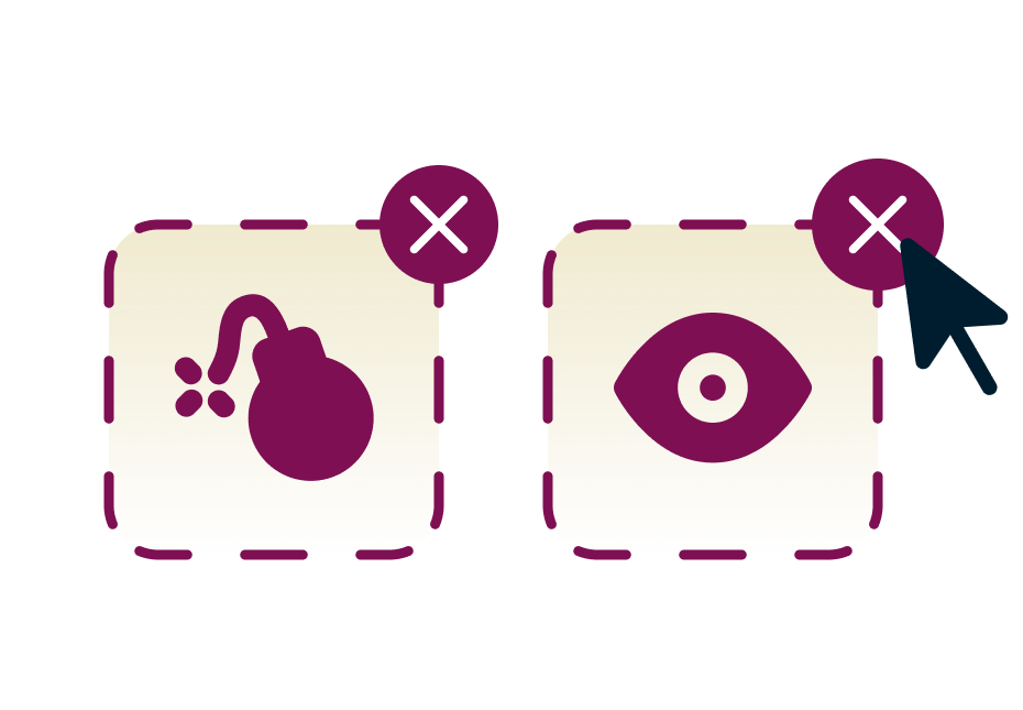 ilustración de la función de protección avanzada de threat manager